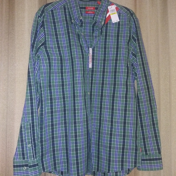 IZOD LONG SLEEVED MEN'S SHIRT - Picture 1 of 4